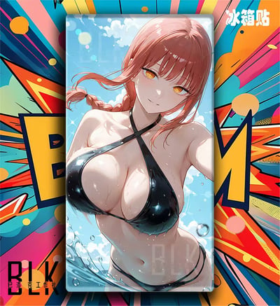 【預購】鏈鋸人《泳衣瑪奇瑪》動漫裝飾畫&冰箱貼 X 巴洛克工作室3