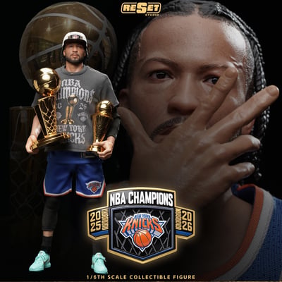 【售罄展示追加請私訊客服@toystationtw】NBA 1/6收藏級可動人偶套裝【可動眼】布倫森奪冠 X Reset-Studio2