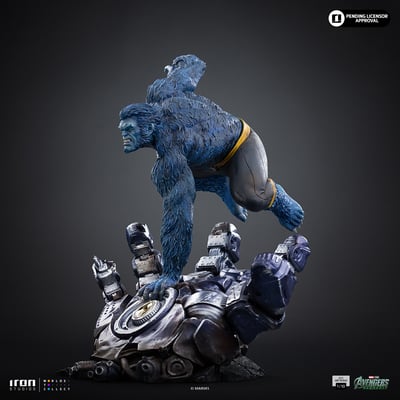 【售罄展示追加請私訊客服@toystationtw】Marvel漫威 野獸 MARCAS144326-10 X Iron-Studio2
