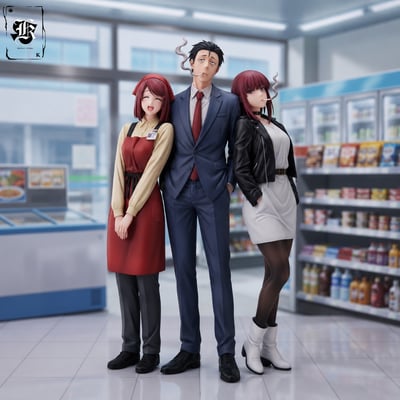 【售罄展示追加請私訊客服@toystationtw】躲在超市後門抽煙的兩人 佐佐木➕田山小姐 X SPK-Studio1