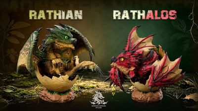 【預購】魔物獵人 初生龍蛋系列 雄火龍&蒼火龍&銀火龍&雌火龍&櫻火龍&金火龍 X Dragon Realm8