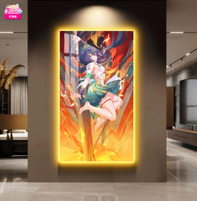 【預購】崩壞：星穹鐵道 焚天燼火 雲璃燈帶畫 X 阿喵畫社3