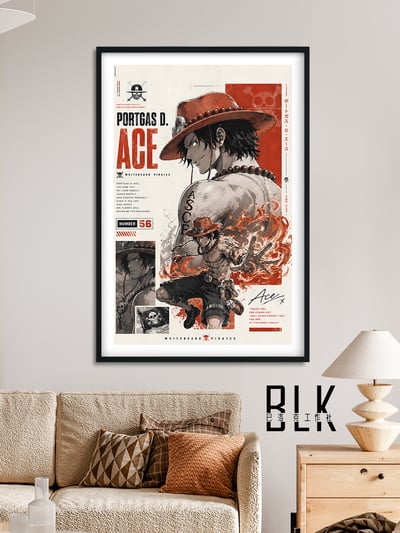 【預購】海賊王《檔案艾斯》Onepiece裝飾畫&冰箱貼 X 巴洛克工作室2