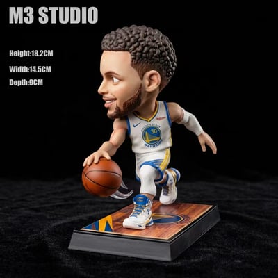 【預購】NBA 庫裏 突破運球 潮玩 Q版 GK 模型 手辦 擺件 X M3 工作室 4