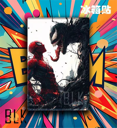 【預購】Marvel漫威《毒液蜘蛛俠》裝飾畫&冰箱貼 X 巴洛克工作室4