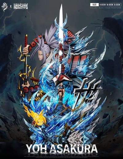 【預購】通靈王 收藏級雕像001 麻倉葉 X 掠影+Demons5