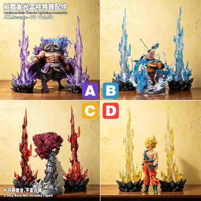 【售罄展示追加請私訊客服@toystationtw】樹脂發光雷柱特效配件 ( 不含人物 ) X JacksDo9