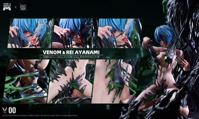 【預購】Eva新世紀福音戰士 毒液系列第一彈 綾波零 X Ready Player 1+暗星2