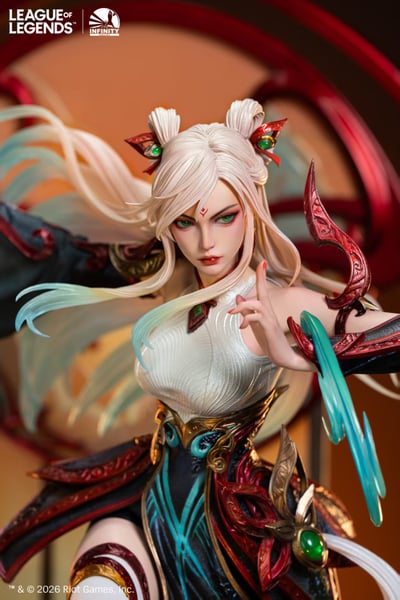 【預購】《英雄聯盟》剪紙仙靈 1/4全身像 艾瑞莉婭 X 開天工作室6