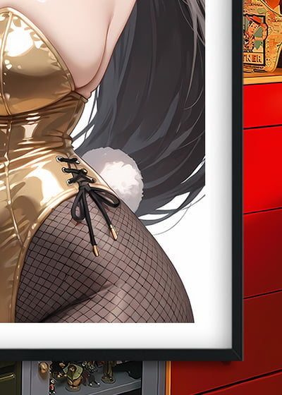 【預購】最終幻想《兔女郎蒂法》動漫裝飾畫&冰箱貼 X 巴洛克工作室6