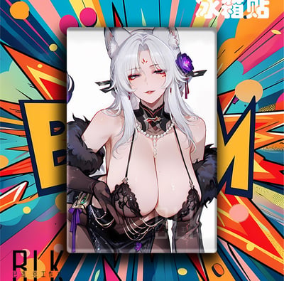 【預購】塵白禁區《吊帶朧嫣》動漫裝飾畫&冰箱貼 X 巴洛克工作室1