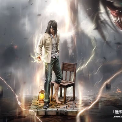 【預購】進擊的巨人 傷兵·艾倫耶格爾 X Saoirse工作室1