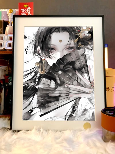 【預購】海賊王《水墨女帝》動漫裝飾畫 X 星空工作室4