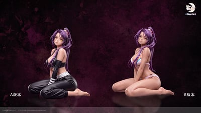 【售罄展示追加請私訊客服@toystationtw】死神 女性美學雕像-001 雙版本 四楓院夜一 X Happy Cat2