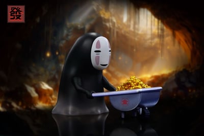 【現貨秒發】宮崎駿 搬磚&運金無臉男 X 發工作室3