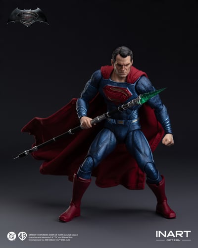 【預購】DC《蝙蝠俠大戰超人：正義黎明》-可動人偶 超人 X INART Action​​10