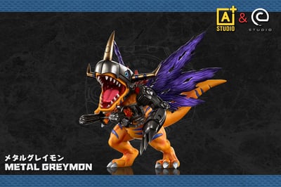 【預購】數碼寶貝 第一彈 雙配色 機械暴龍獸 X A+研究所&C-Studio3