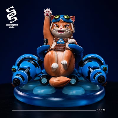 【預購】守望先鋒Overwatch 中了睡針的飛天貓 X Sculpting Soul塑魂工坊1
