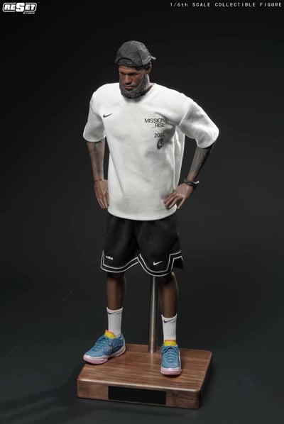 【預購】NBA 1/6收藏級可動人偶套裝 詹姆斯中國行 X Reset-Studio5