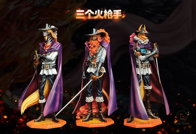 【預購】海賊王 私人定制補全系列 喬凡尼&西西里安&康斯洛特 X Black小黑2