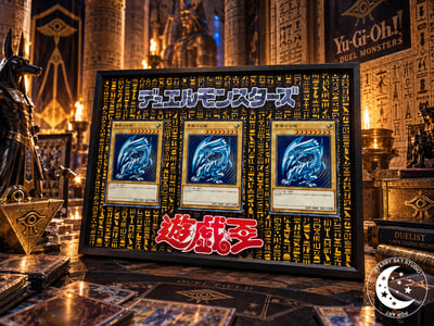 【預購】遊戲王《三青眼白龍冰箱貼創意畫》X 星空工作室2