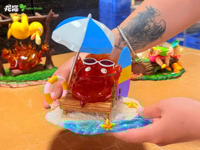 【預購】宮崎駿 沙灘卡西法 X 龍喵+Lucky3