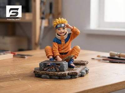 【預購】火影忍者 吃烤魚童年鳴人 X Fighting Sprit4