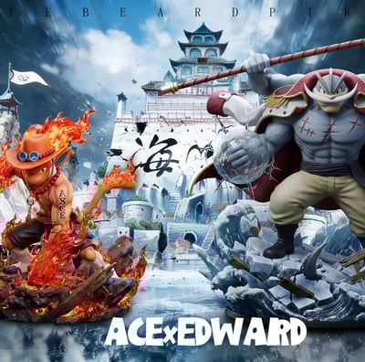 【預購】海賊王+寶可夢 烈焰猴·艾斯&怪力·白鬍子 X 幻獸造物局1