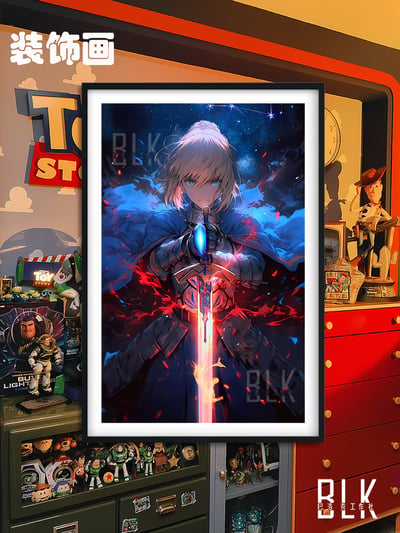 【預購】Fate/stay《夜空saber》裝飾畫&冰箱貼 X 巴洛克工作室4