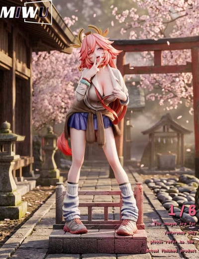 【預購】原神 雷電-影學姐x神子學姐 X Miwu工作室9