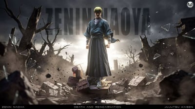 【預購】咒術迴戰 Ultimate Statues 禪院直栽 極致雕像  X ZanyJoke 工作室3