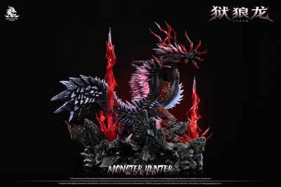 【預購】魔物獵人 大尺寸帶燈光 雷狼龍&獄狼龍&金雷公 X Dragon Realm9