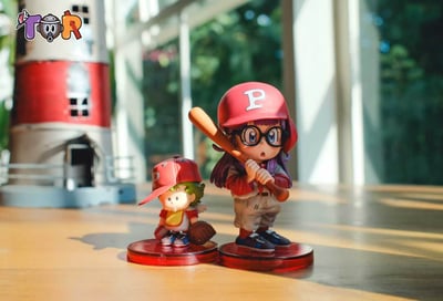 【售罄展示追加請私訊客服@toystationtw】怪博士與機器娃娃 阿拉蕾系列026 棒球阿拉蕾&小嘎 X TOR-Studio9