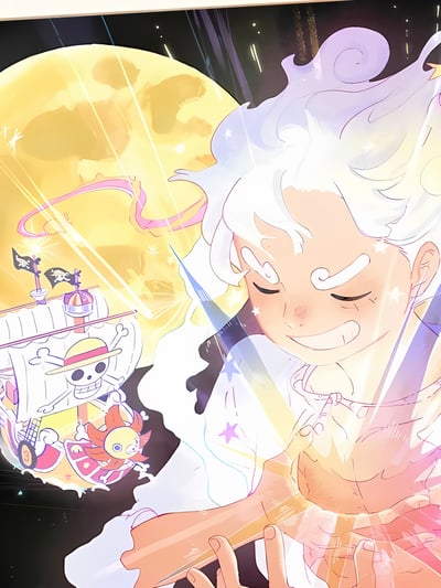【預購】海賊王《飛龍尼卡》動漫裝飾畫 X 星空工作室4