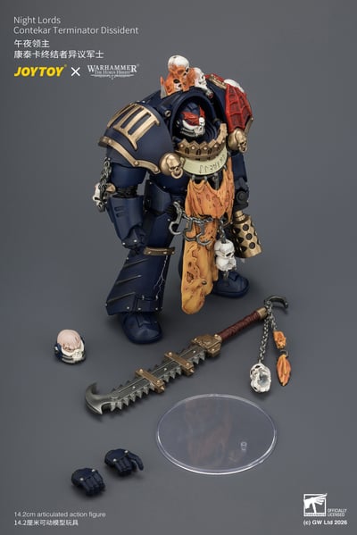 【售罄展示追加請私訊客服@toystationtw】午夜領主 康泰卡終結者異議軍士 X JOYTOY12