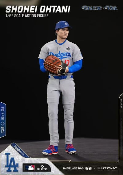 【預購】美國職棒大聯盟 可動人偶 大谷翔平 X BLITZWAY+McFarlane Toys10