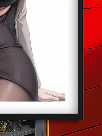 【預購】美麗新世界《坐姿金美庭》動漫裝飾畫&冰箱貼 X 巴洛克工作室5