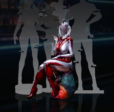 【售罄展示追加請私訊客服@toystationtw】奧特曼 女奧系列第一彈 奧特之母 X Emergence工作室1