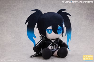 【預購】BLACK★ROCK SHOOTER PuniPuni BIG坐姿毛絨娃娃《黑巖射手》X Solarain5