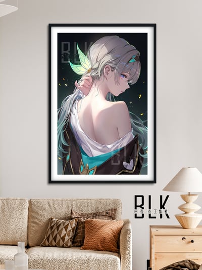 【預購】崩壞星穹鐵道《美背流螢》遊戲裝飾畫&冰箱貼 X 巴洛克工作室2
