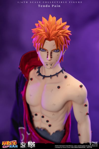 【售罄展示追加請私訊客服@toystationtw】《火影忍者 疾風傳》戰損Ver. 1/6可動人偶-佩恩天道 X Rocket Toys 正版授權15