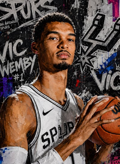 【預購】NBA《文班亞馬》裝飾畫 X H2工作室4