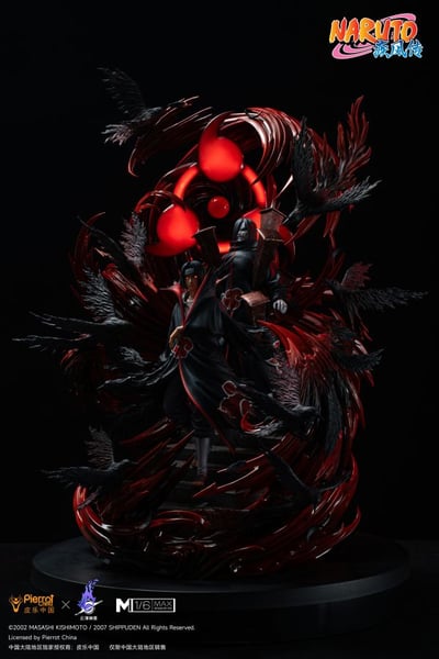 【補款】《火影忍者疾風傳》曉組織 宇智波鼬 雕像 X 雲頂摘星工作室＆皮樂中國 正版授權11