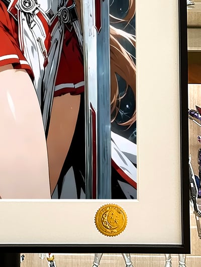 【預購】刀劍神域《巨劍亞絲娜》動漫裝飾畫 X 星空工作室4