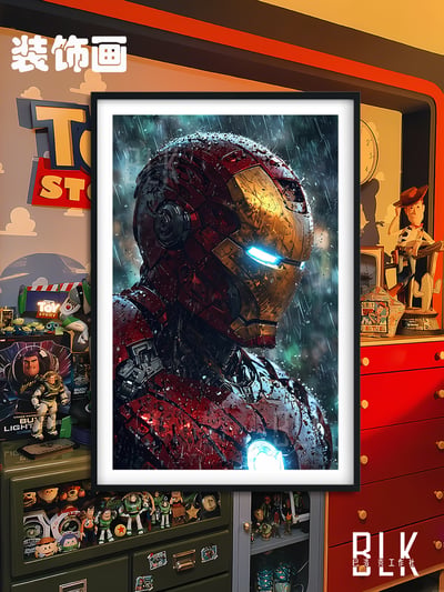 【預購】Marvel漫威《雨之鋼鐵人》動漫裝飾畫&冰箱貼 X 巴洛克工作室4