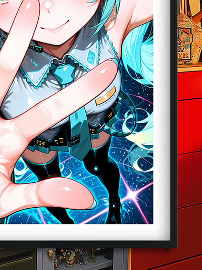 【預購】初音未來《YES初音》動漫裝飾畫&冰箱貼 X 巴洛克工作室6