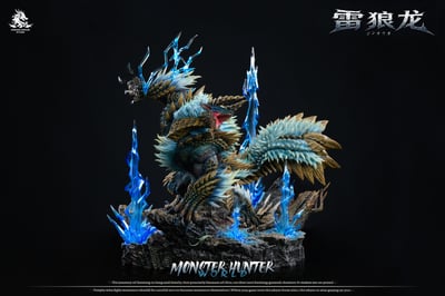 【預購】魔物獵人 大尺寸帶燈光 雷狼龍&獄狼龍&金雷公 X Dragon Realm4