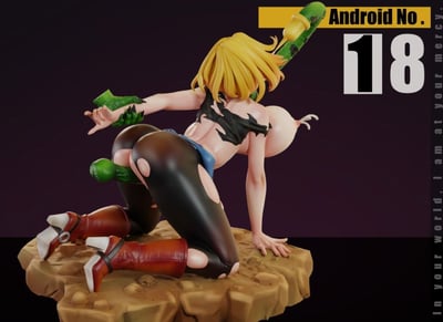 【預購】七龍珠 戰敗的人造人18號 X Murloc-Studio7