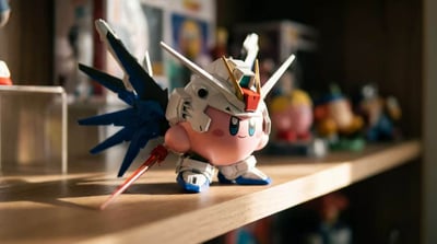 【預購】機動戰士鋼彈+星之卡比 第二彈 星之卡比cos高達 X EX工作室3