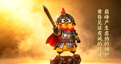 【預購】 蔡徐坤 坤坤雞 坤將軍 潮玩 Q版 GK 模型 手辦 擺件 X M3 工作室2